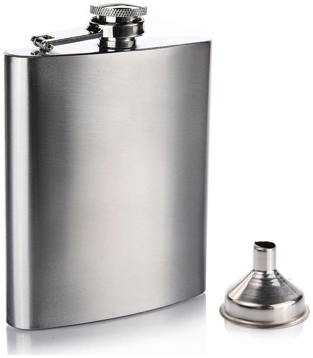 

Menzy Pocket Carry Alcoholic Drinks Wine Whiskey Or Liquor Hip Flask - Stainless Steel ( Silver approx 230 ml )