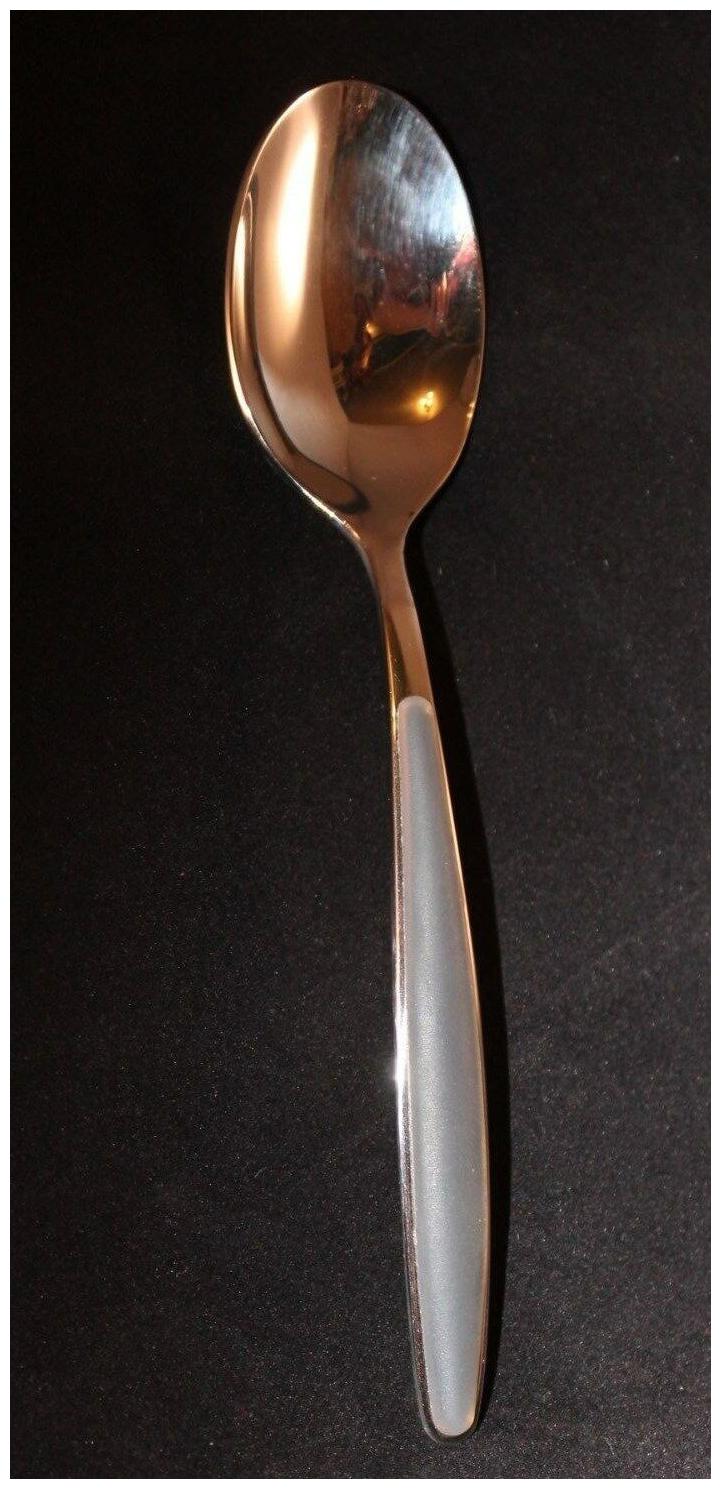 

Mepra Caramella DESSERT SPOON 7-Inch BLACK Set OF 12 AZ112N1104