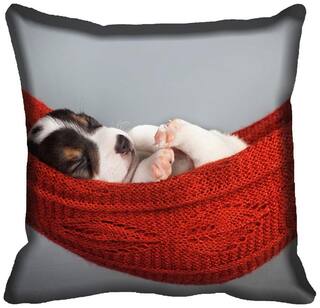 meSleep Dog Digitally Printed Cushion Cover