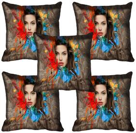 meSleep Lady Digitally Printed Cushion Cover