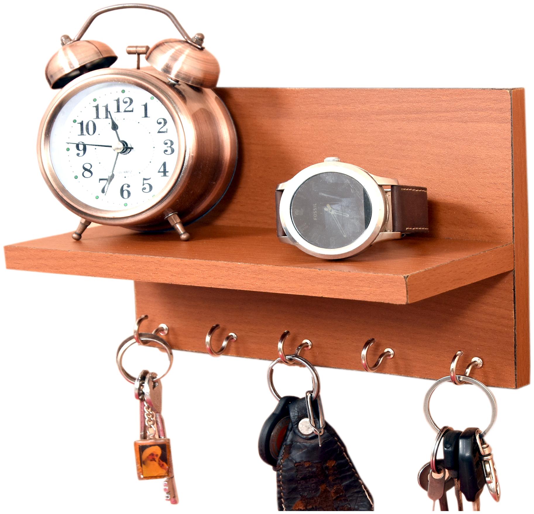

Metvan Wooden Key Holder (25 cm x 11 cm x 0 3 cm Brown)
