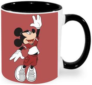 Mickey Mouse Ceramic Coffee Mug by AshvahTM - MUG961-BLK