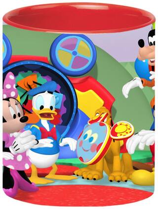 Mickey Mouse Cartoon Coffee Mug for Friends/Birthday Gifts for Kids/Return Gifts by Ashvah-Mug-2123-Red