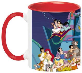 Mickey's Magical Christmas Ceramic Coffee Black Mug by Ashvah-Mug-1845-Red