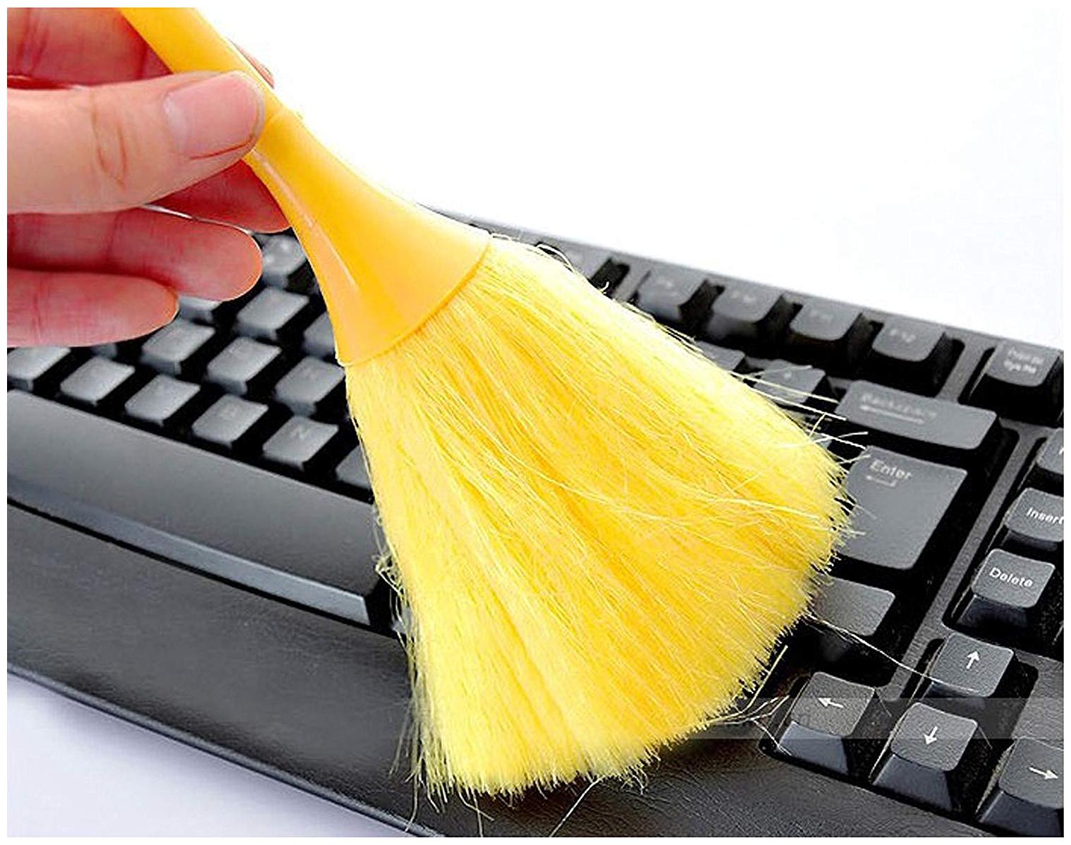 

Microfiber Plastic Laptop Computer Keyboard Dust Cleaning Brush Pack of 2