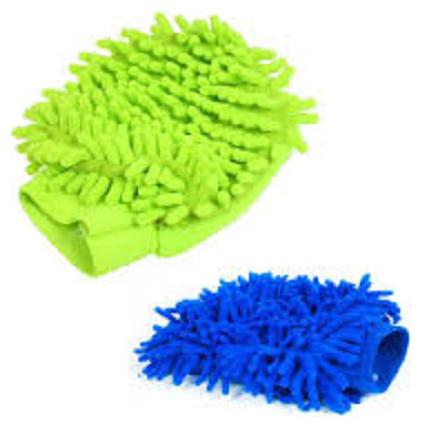 

Microfiber Vehicle Washing Hand Glove(Pack Of 2) Multi Color