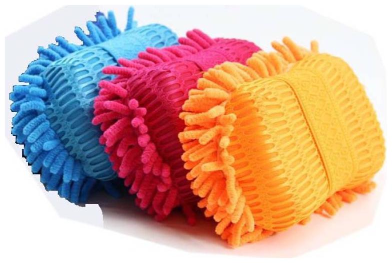 

Microfiber Vehicle Washing Sponge (Pack Of 3) Multi Color