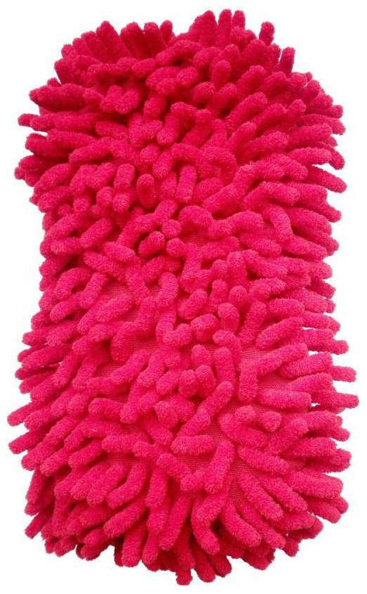 Microfiber Vehicle Washing Hand Glove Pack Of 1 Multi Color