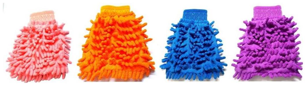 

Microfibre Super Mitton Hand cleaning glove set of 4