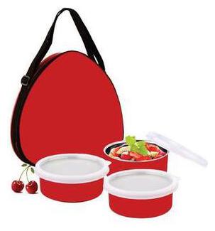 

Meenamart Red Lunch box ( Set of 1 750 ml )