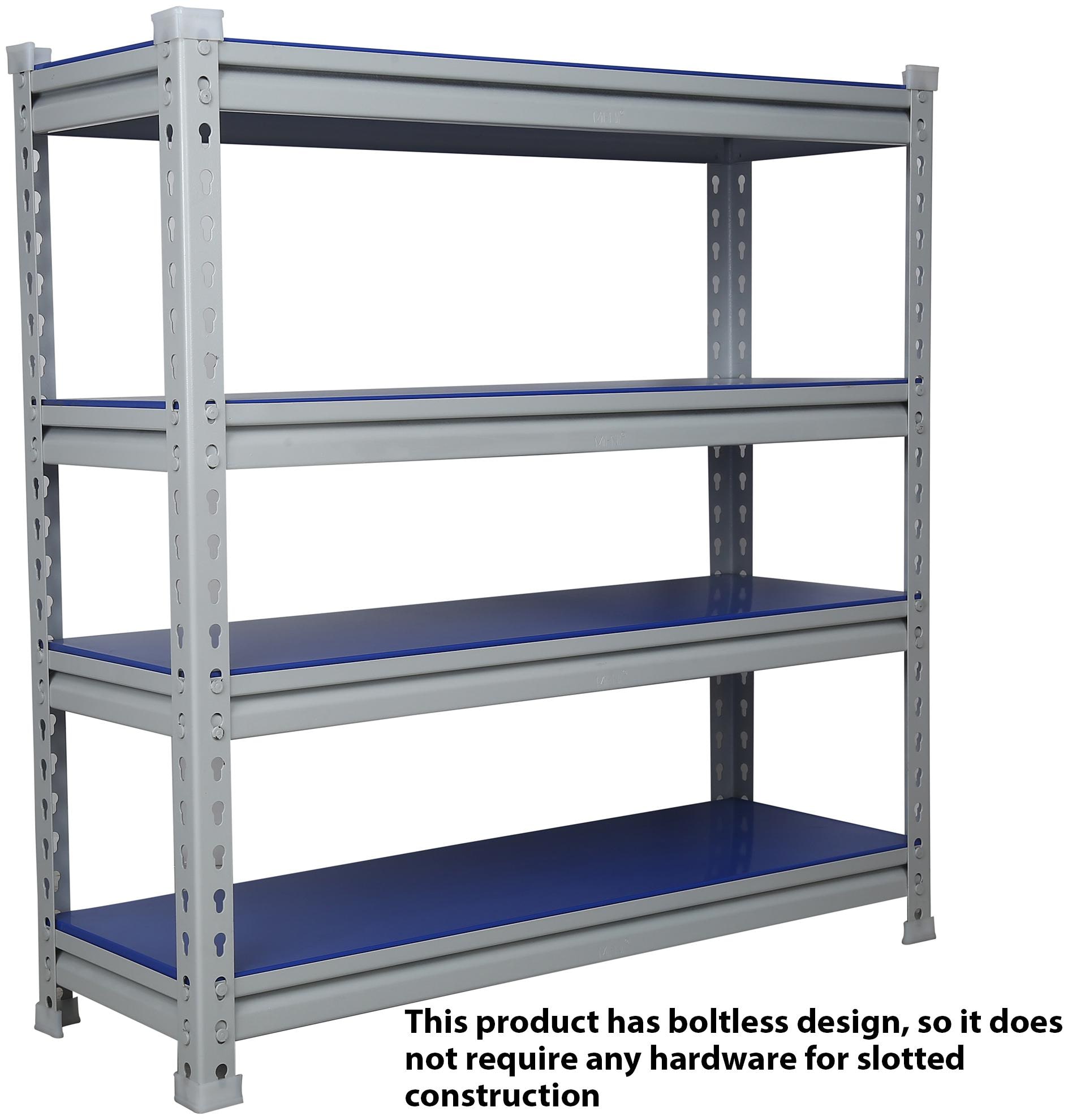 

Mil-Nil Prime CRC Sheet 4 Shelf Multipurpose Boltless Rack 36 x 36 x 12 Inch (Blue Havels) Powder Coating