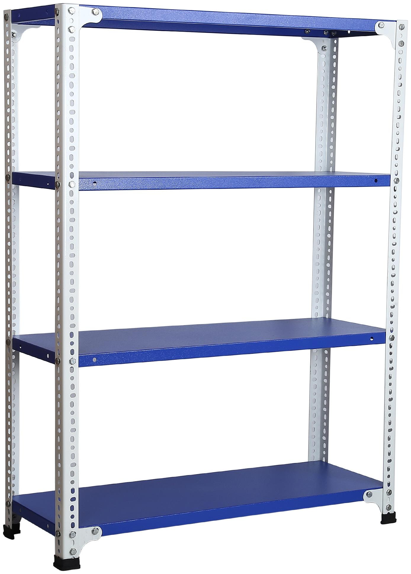 

Mil-Nil Prime CRC Sheet 4 Shelf Multiuse Storage Unit 12 x 36 x 48 inch 24 Gauge (Blue-White)