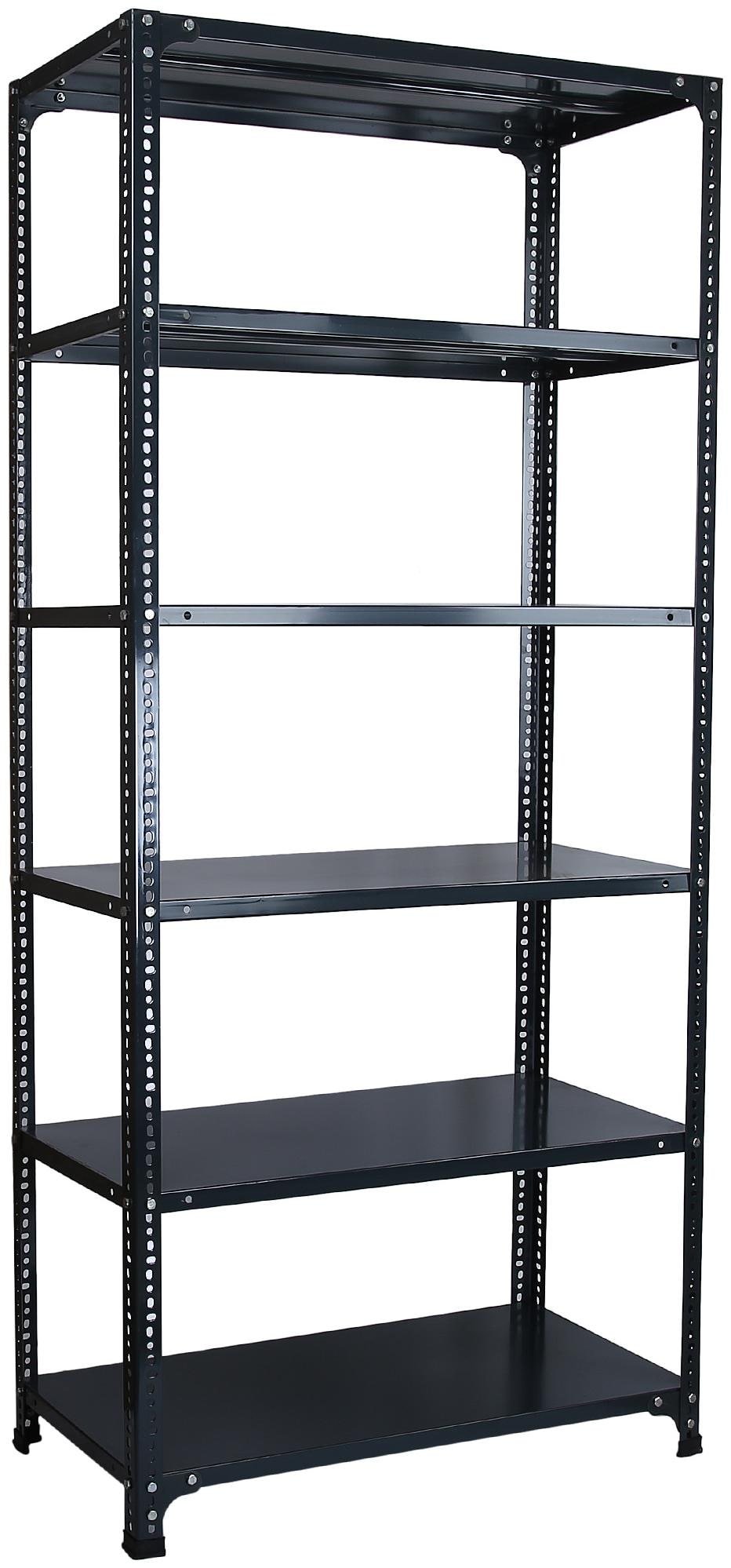 

Mil-Nil Prime CRC Sheet 6 Shelf Multipurpose Space Saving Storage Rack 18 x 36 x 78 inch 22 Gauge (Grey)