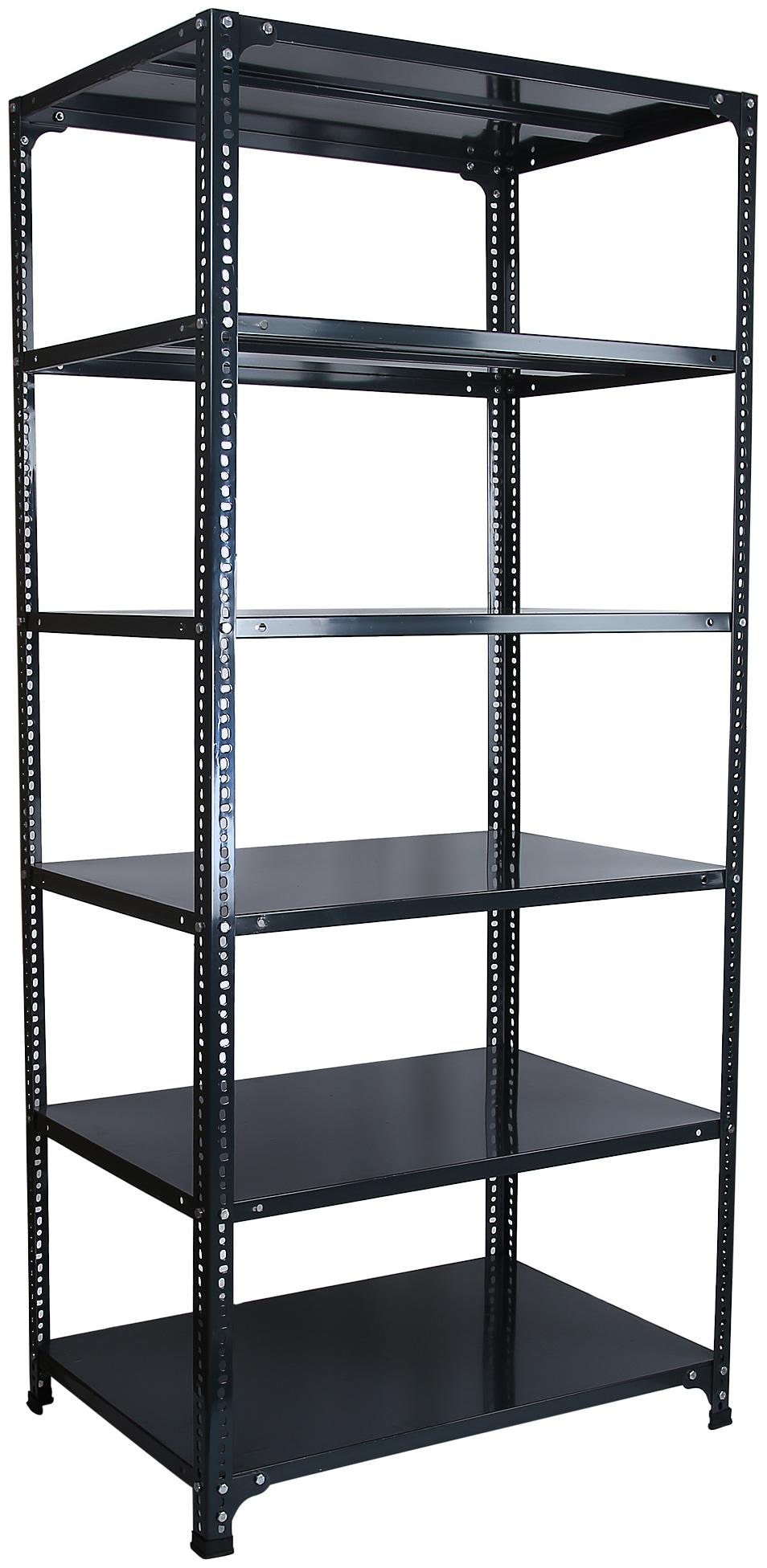 

Mil-Nil Prime CRC Sheet 6 Shelf Multipurpose Space Saving Storage Rack 24 x 36 x 78 inch 20 Gauge (Grey)