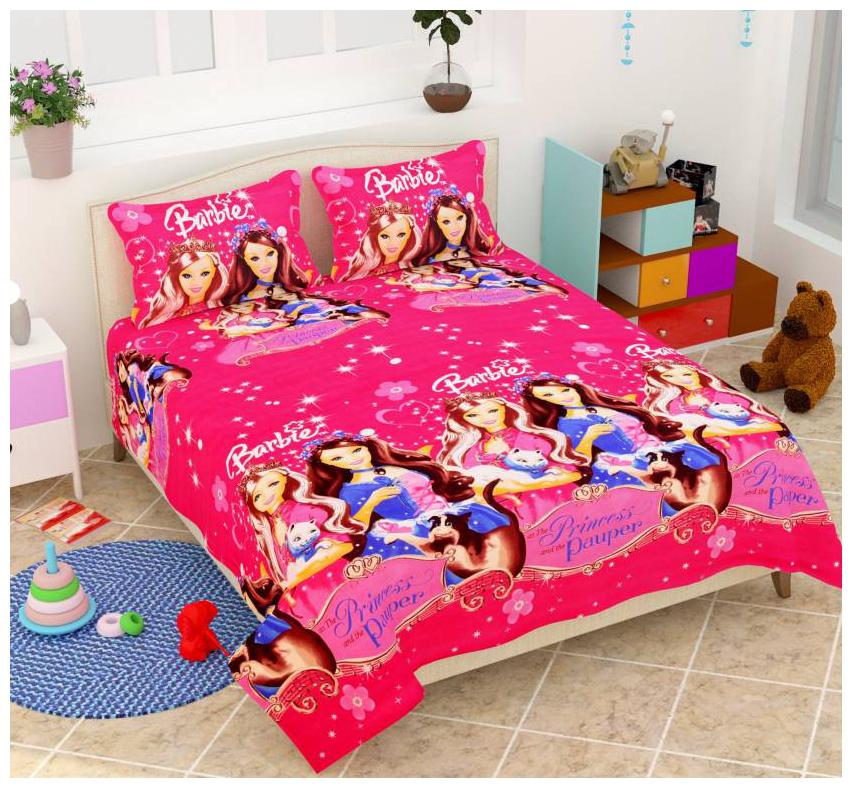 

Milap Barbie Double Bedsheet