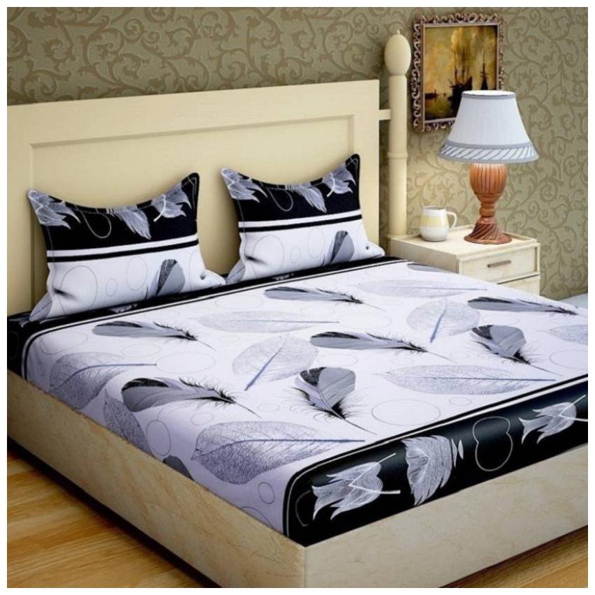 

Milap Floral Double Bedsheet