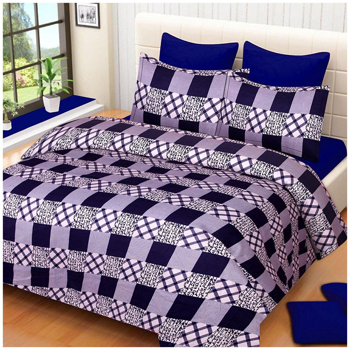 

Milap Floral Double Bedsheet