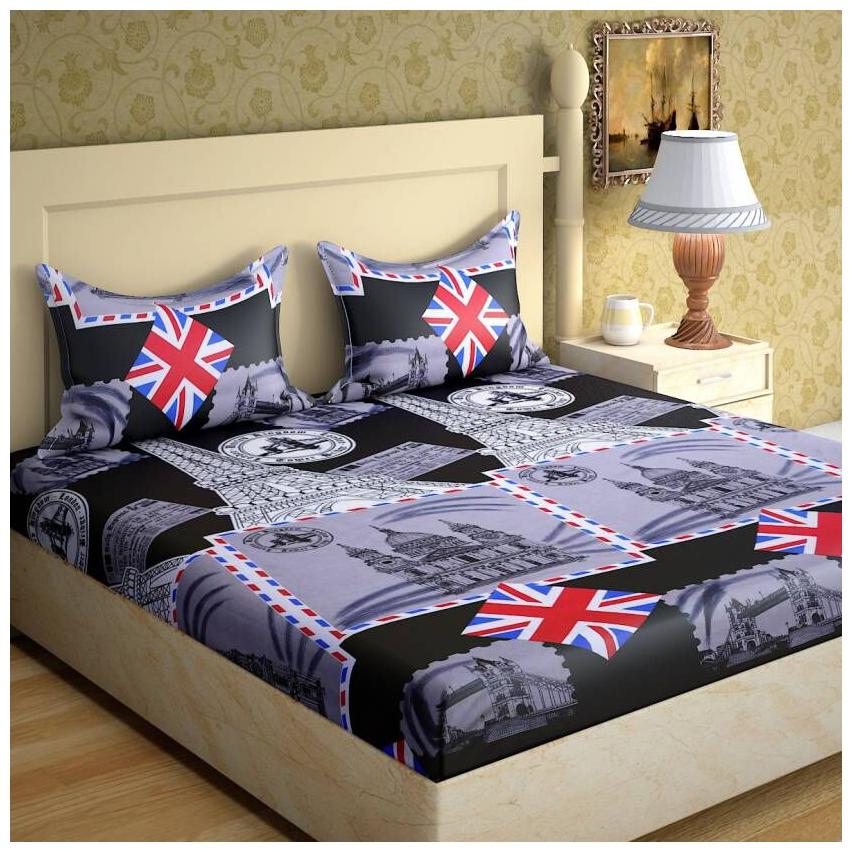 

Milap Floral Double Bedsheet