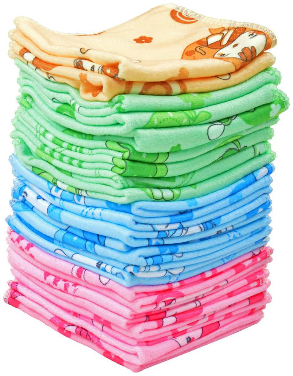 

Milap Multicolor Cotton Face Towel - Set Of 24