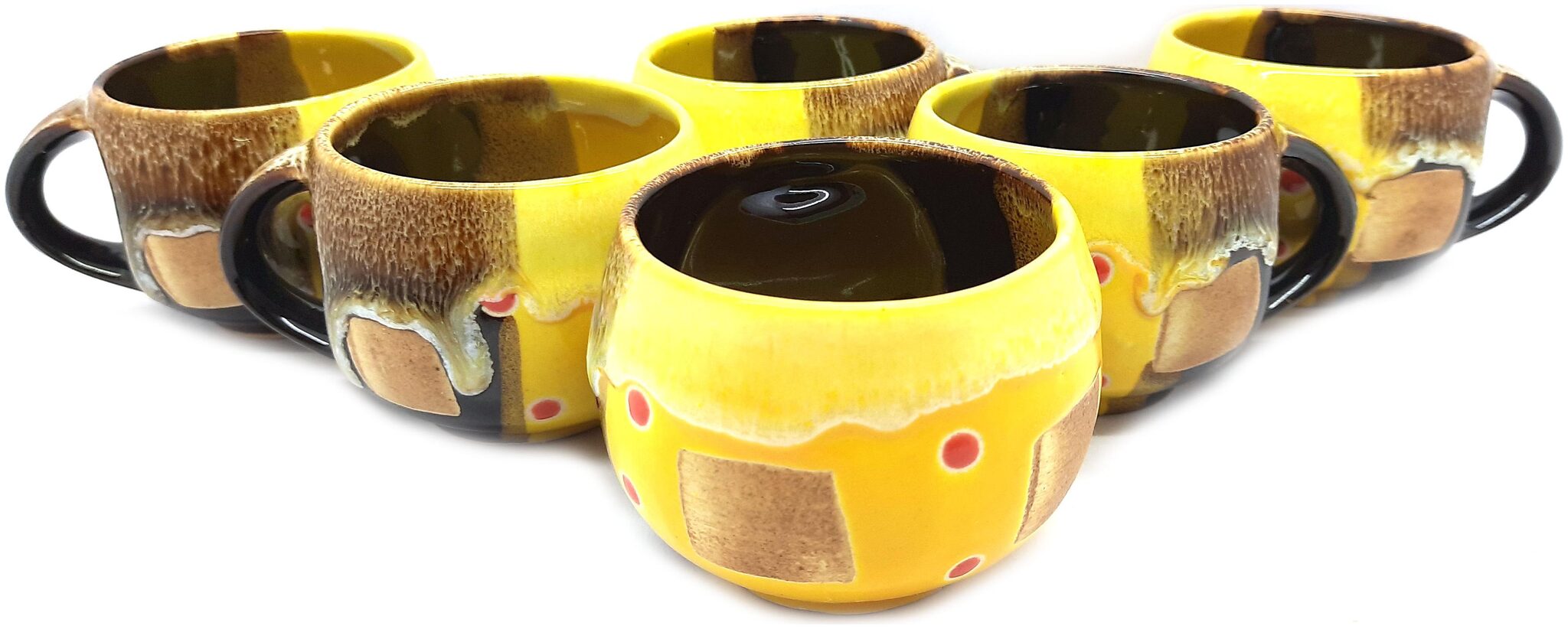 

Millions Joy Ceramic Tea Coffee Mug- Set of 6
