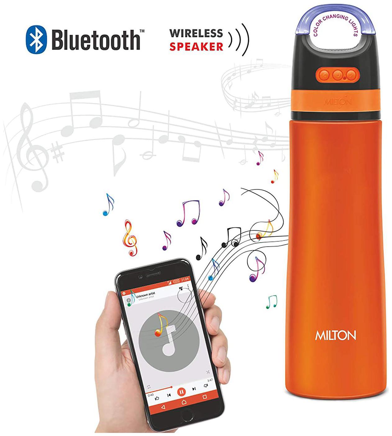 

Milton Boom Bottle 900 Ml Stainless Steel Water Bottle-Orange