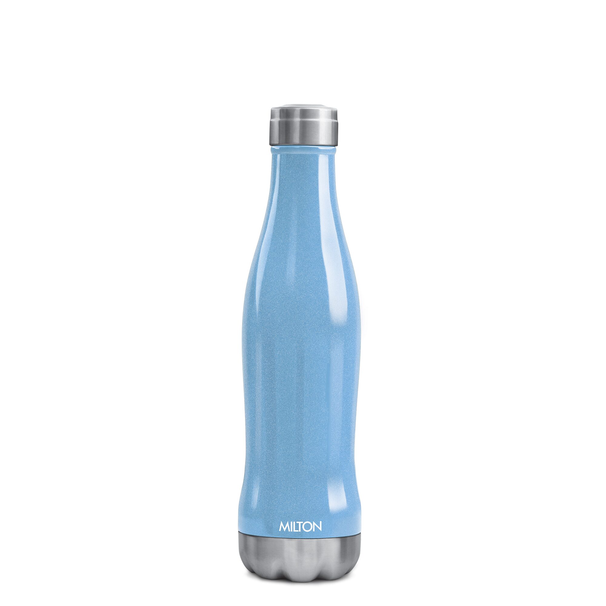 

Milton DUKE BOTTLE 750 BLUE 600 ml Stainless Steel Thermosteel Bottles ( Blue )