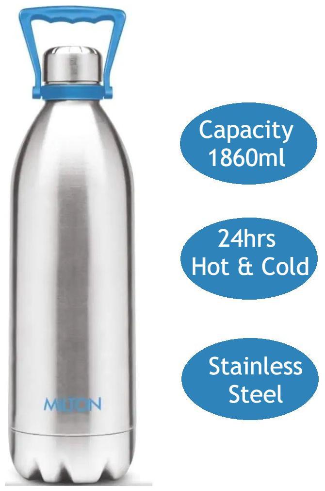 

Milton Duo 1860ml Thermosteel Flask Bottles Silver