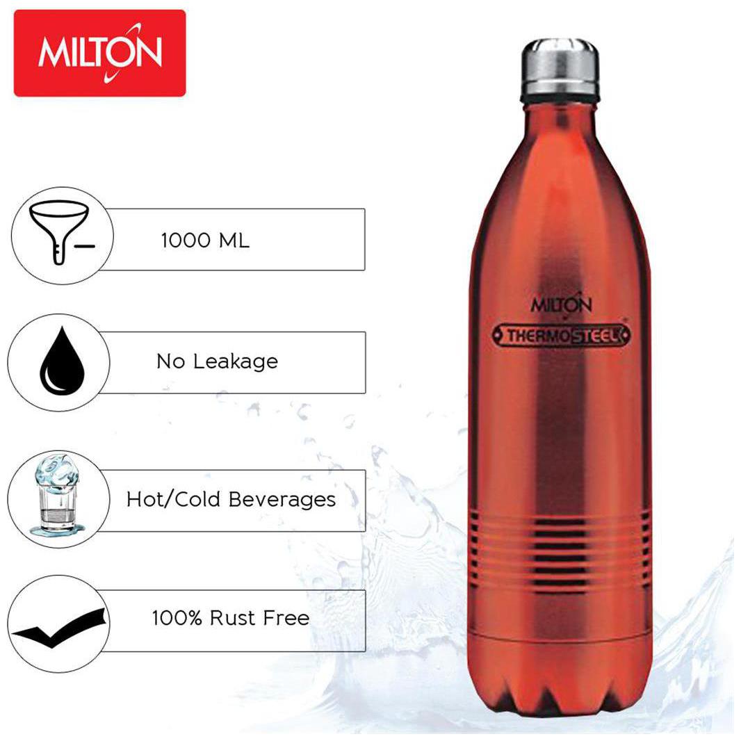 

Milton DUO 1L Thermosteel Flask Bottles Red