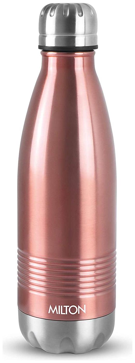 

Milton Duo Dlx Thermosteel 24 Hours Hot Or Cold Water Bottle 1000 Ml Rose Gold