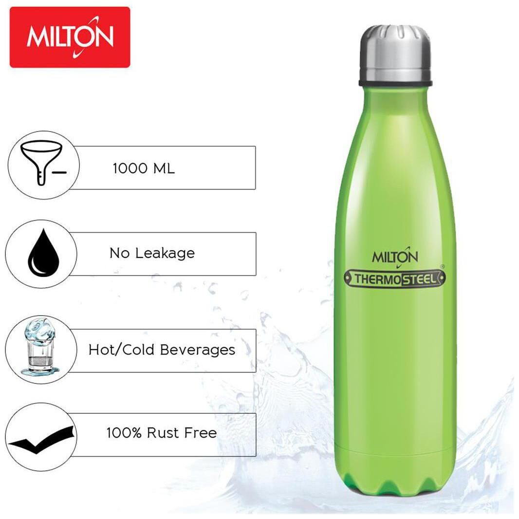 

Milton Duo Dlx 1000 1L Thermosteel Flask Bottles Green