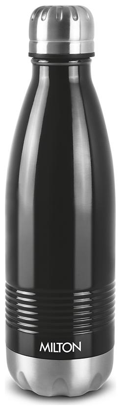 

Milton Duo Deluxe-750 Thermosteel Bottle Hot Cold Vacuum Insulated Water Tea Coffee Flask 700 ml Black
