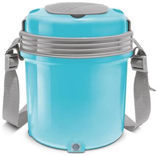 Milton Electron Stainless Steel Tiffin Box Set;300ml;Set of 3;Blue