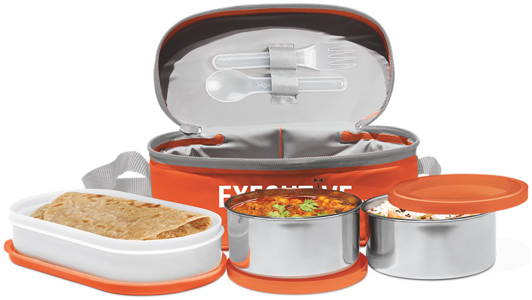

Milton Executive Lunch Box Orange - Set of 3