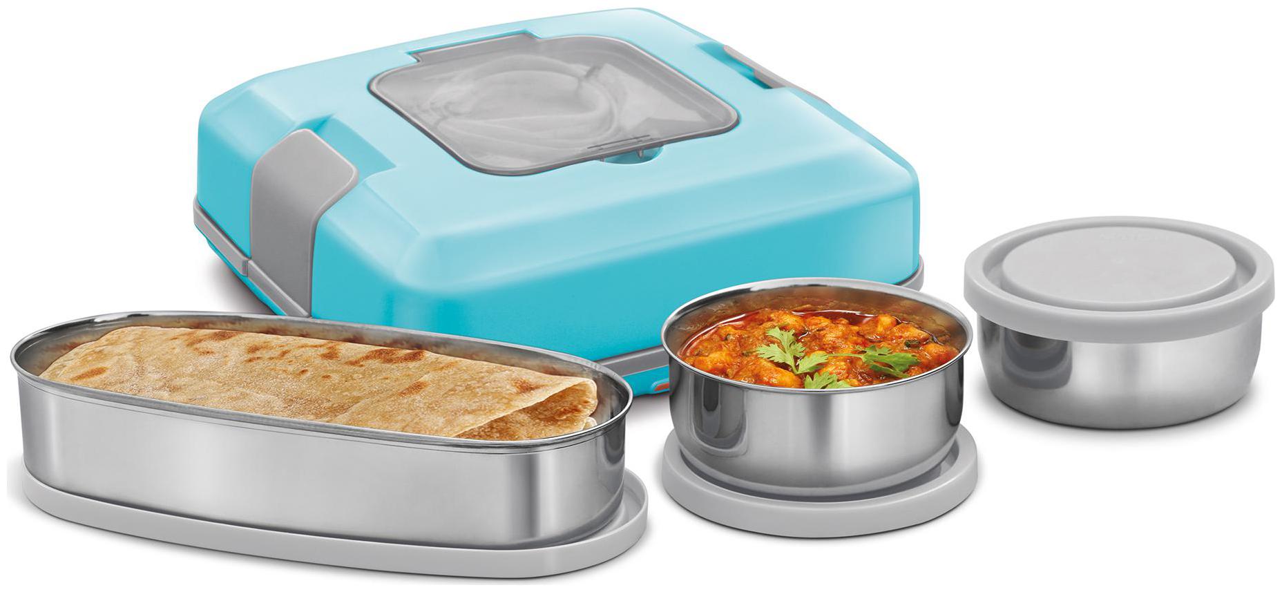 

Milton Flatron Electric Stainless Steel Tiffin Blue