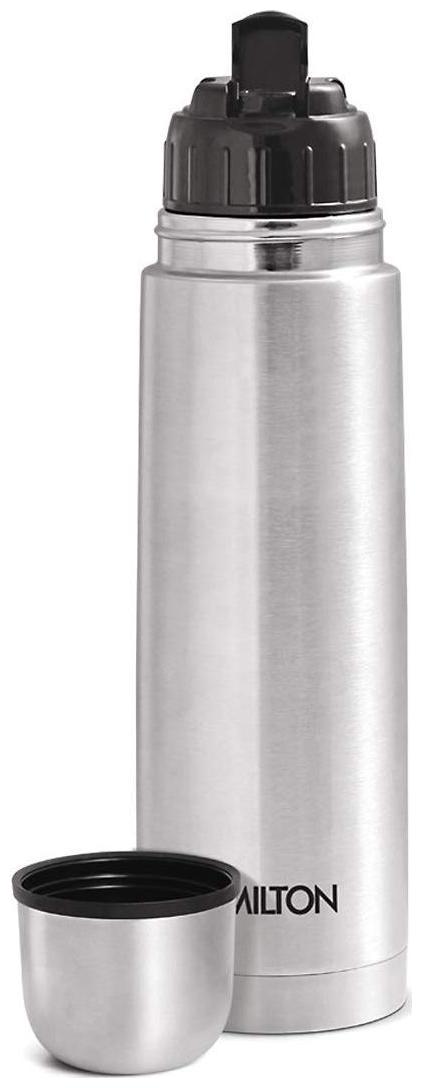 

Milton Flip Lid 1L Thermosteel Flask Bottles Silver