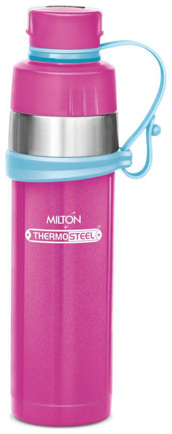 

Milton Gist 500 Thermosteel Vaccum Insulated Hot Cold Bottle 480 ml Pink