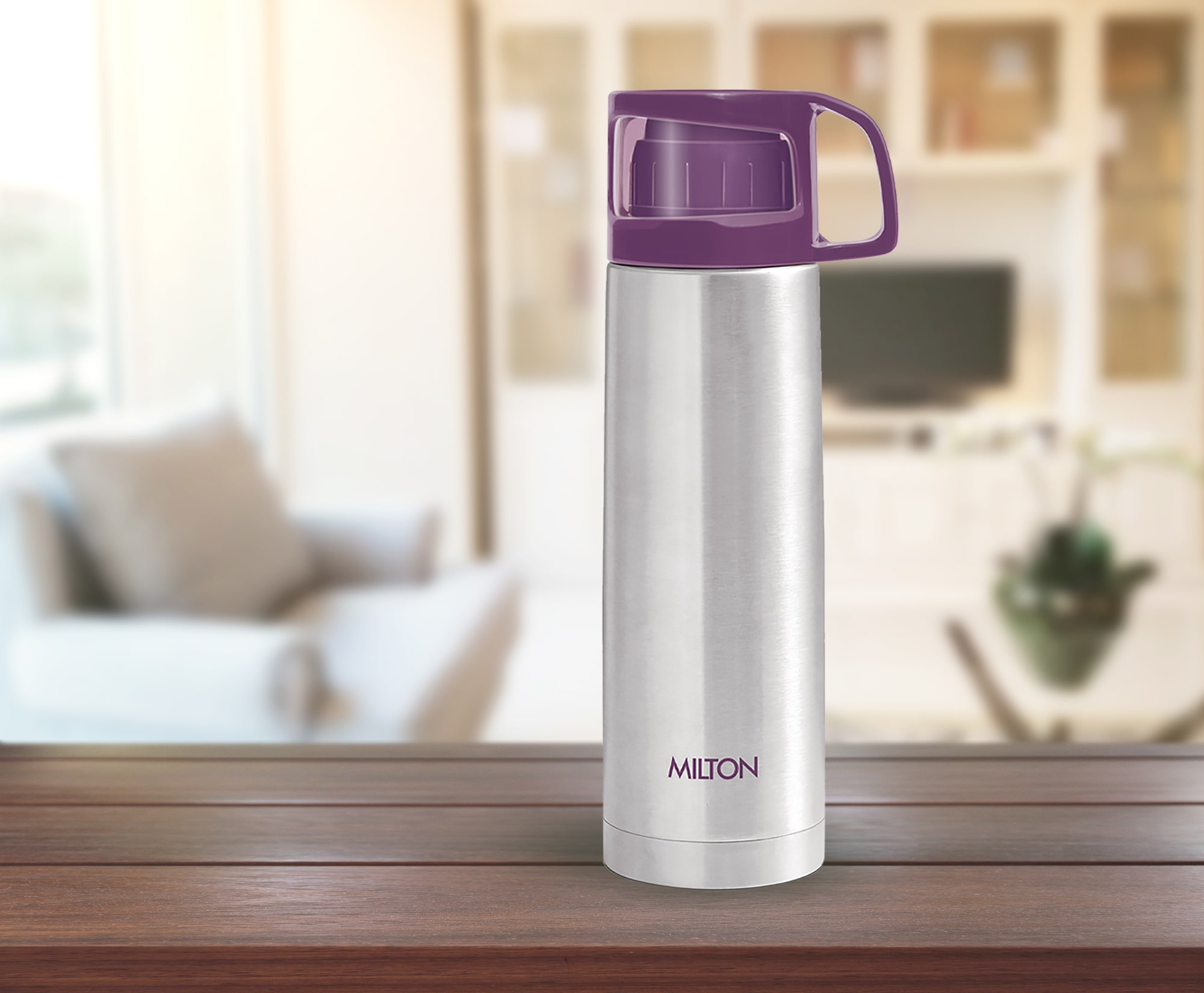 

Milton Thermosteel Glassy 750 Purple Bottle Flask