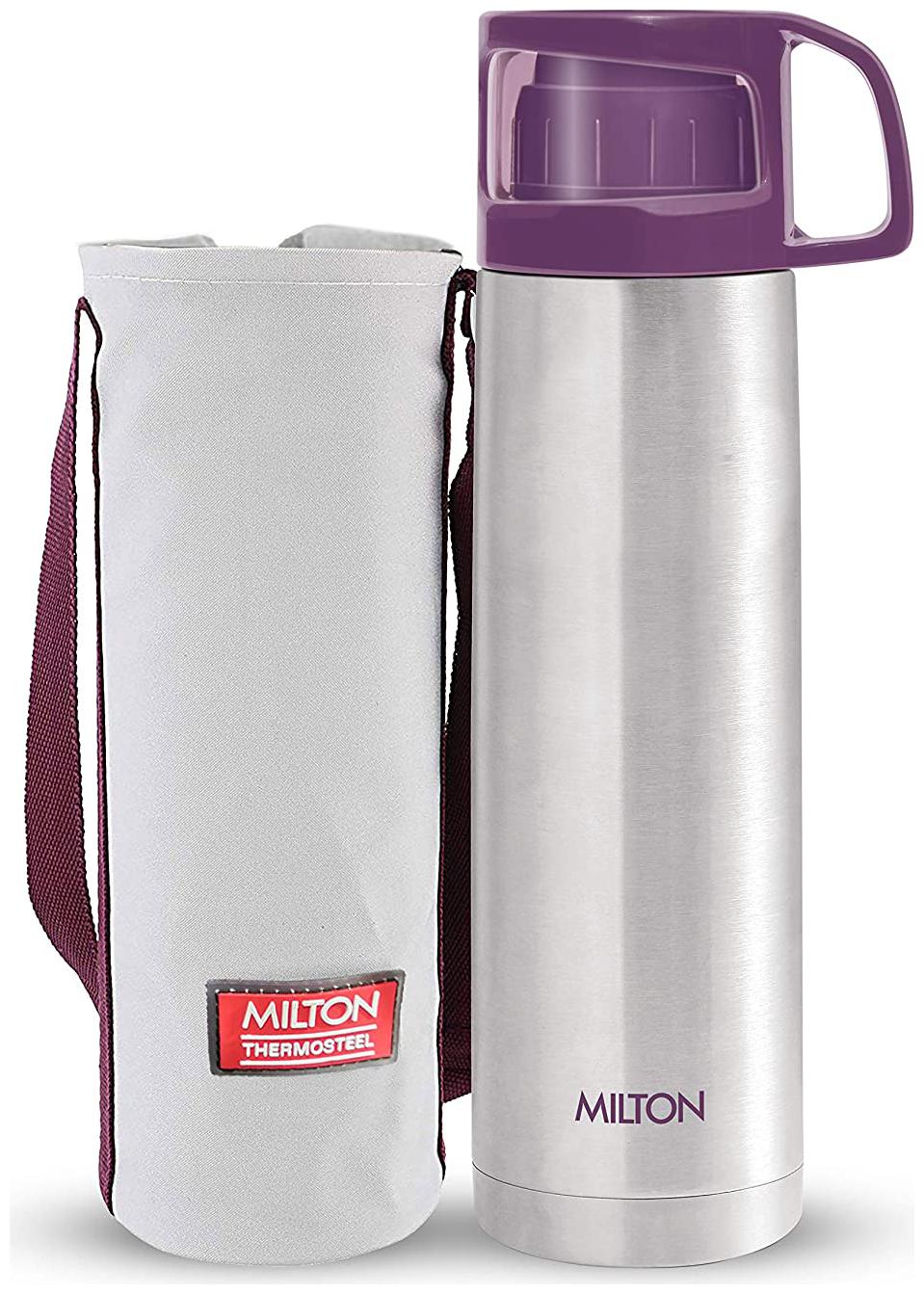 

Milton Thermosteel Glassy 500 Purple Bottle Flask