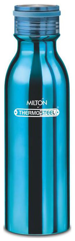 

Milton Glitz 600 Ml Stainless Steel Water Bottle-Blue