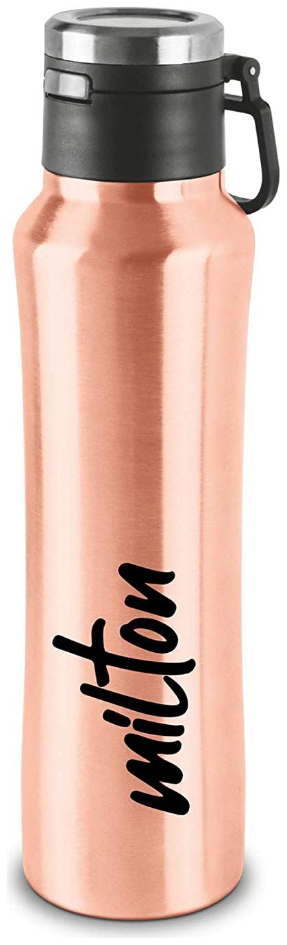 

Milton Gulp 600 Thermosteel 24 Hours Hot or Cold Water Bottle 575 ml 1 Piece Rose Gold