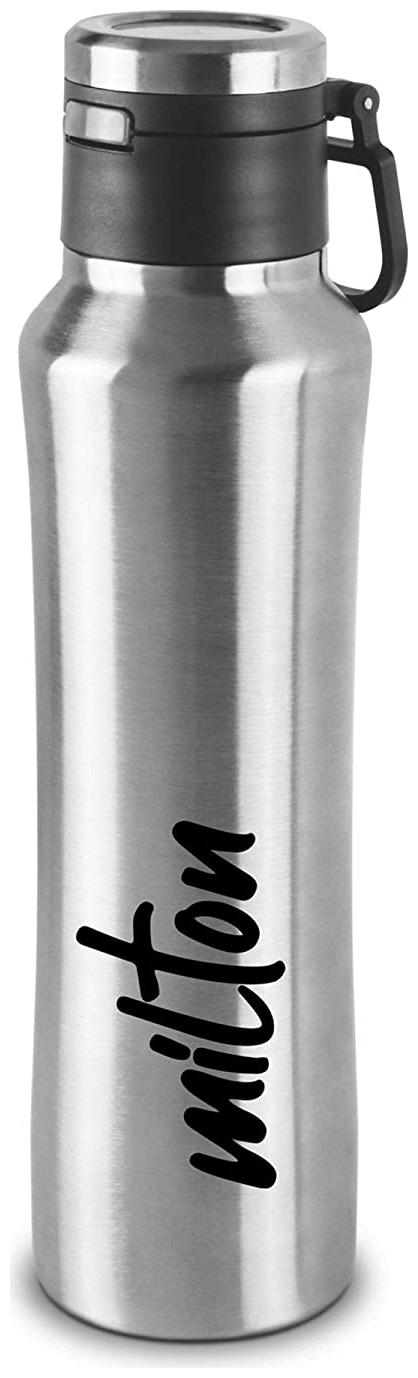 

Milton Gulp 600 Thermosteel 24 Hours Hot or Cold Water Bottle 575 ml 1 pc Silver