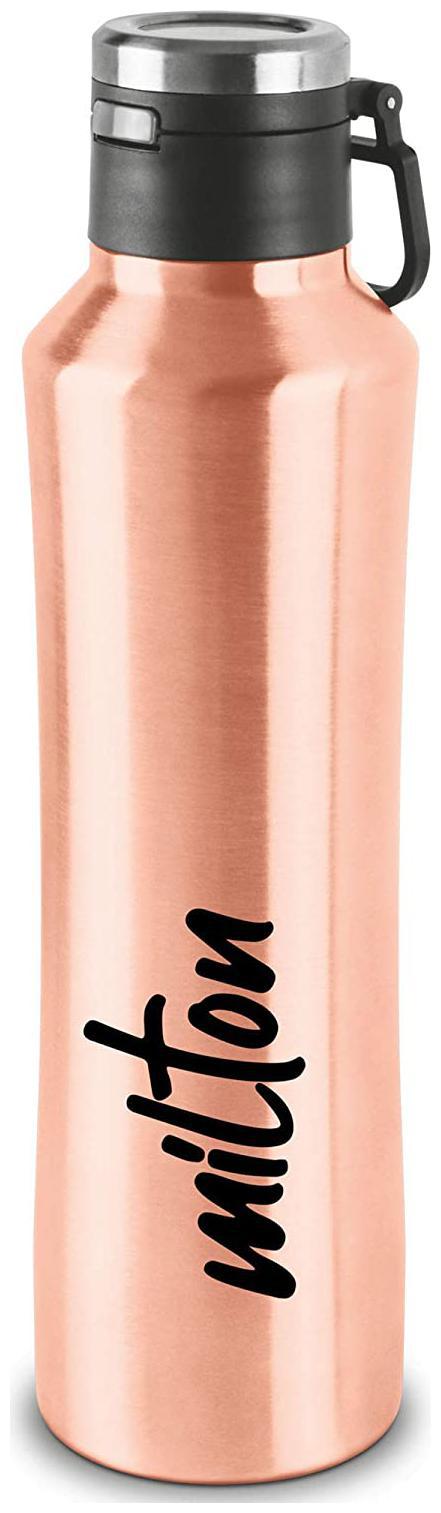 

Milton Gulp 1100 Thermosteel 24 Hours Hot or Cold Water Bottle 940 ml 1 Piece Rose Gold
