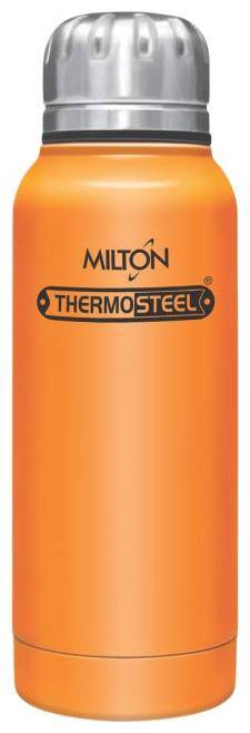 Milton Slender Thermosteel Flask Set of 1 ( Orange , Stainless Steel ,  160 ml )