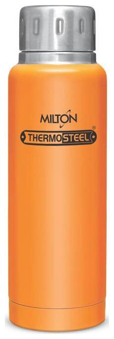 Milton Elfin Thermosteel Bottles Set of 1 ( Orange , Stainless Steel ,  300 ml )