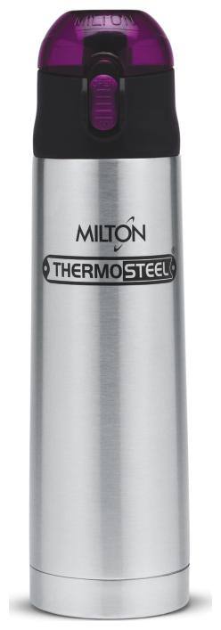 Milton Crown Thermosteel Bottles Set of 1 ( Purple , Stainless Steel ,  750 ml )