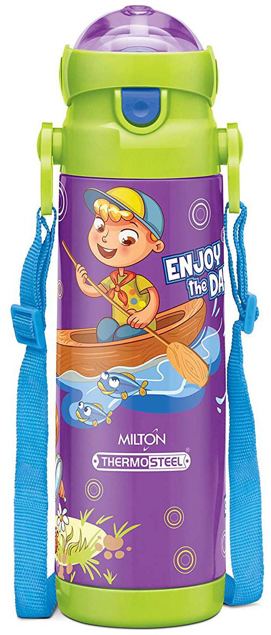 

Milton Kidzy 650 ml Stainless Steel Water Bottle-Purple