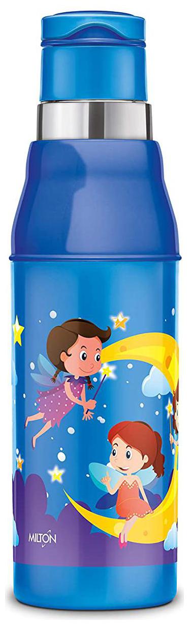 

Milton Kool Steelight 600 Ml Plastic Water Bottle-Pearl Blue