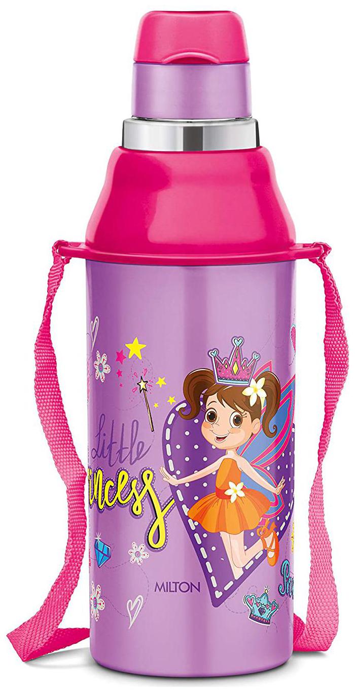 

Milton Kool Steelight 400 Ml Plastic Water Bottle-Purple