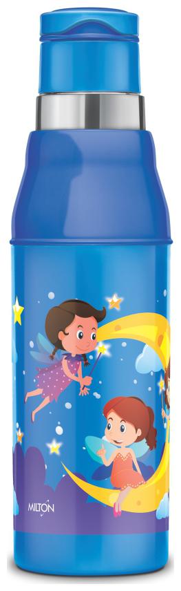 

Milton KOOL STEELIGHT 600 Inner Steel Water Bottle for Kids Blue 520 ml
