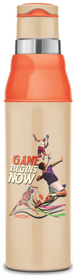 

Milton KOOL STEELIGHT 1000 Inner Steel Water Bottle for Kids Orange 810 ml